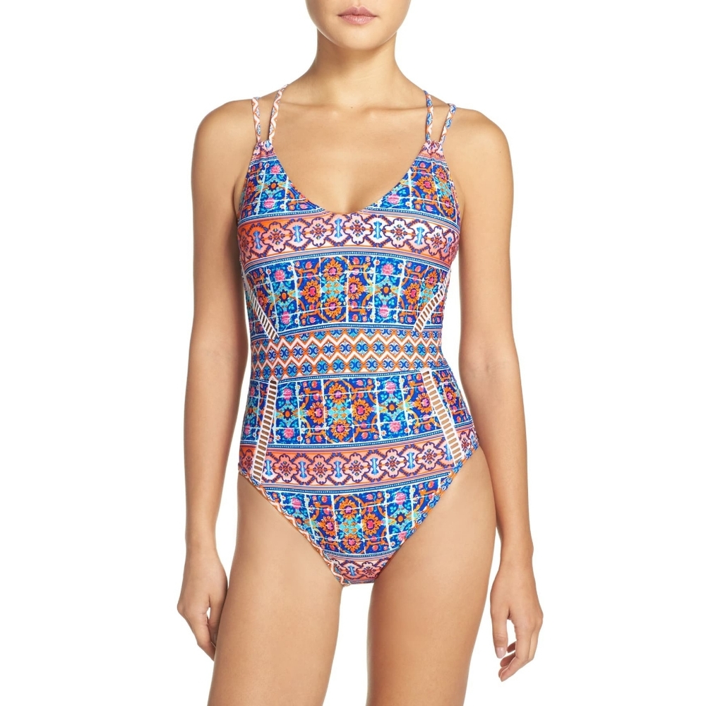 NEW Corsica Tile One-Piece Swimsuit